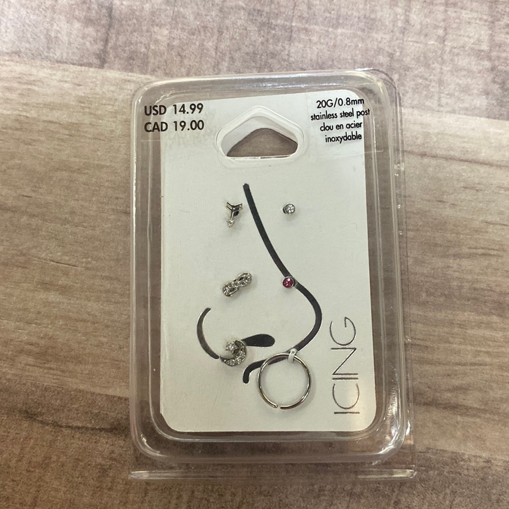 Icing 20G Nose Piercing Jewelry